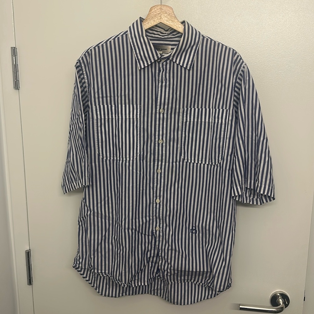 Isabel Marant Men’s Short Sleeve Shirt Oversized Relaxed fit Size Medium
